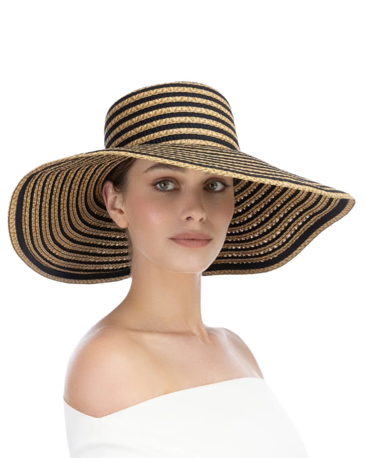 Margot Straw Hat - Black Mix – Carl Meyers