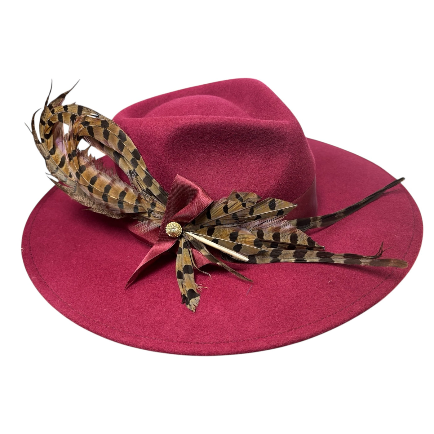 Merlot Felt Fedora