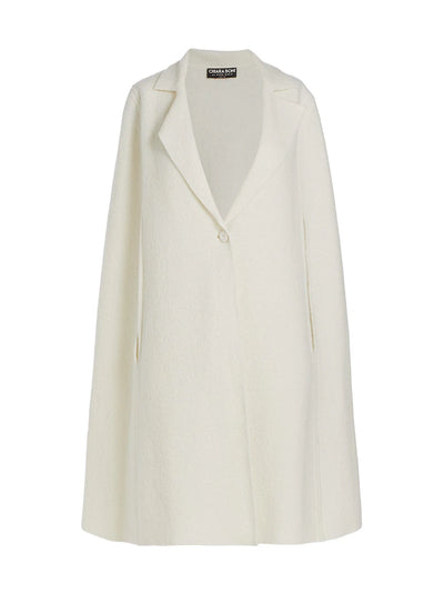 Abu Wool Cape - Winter White