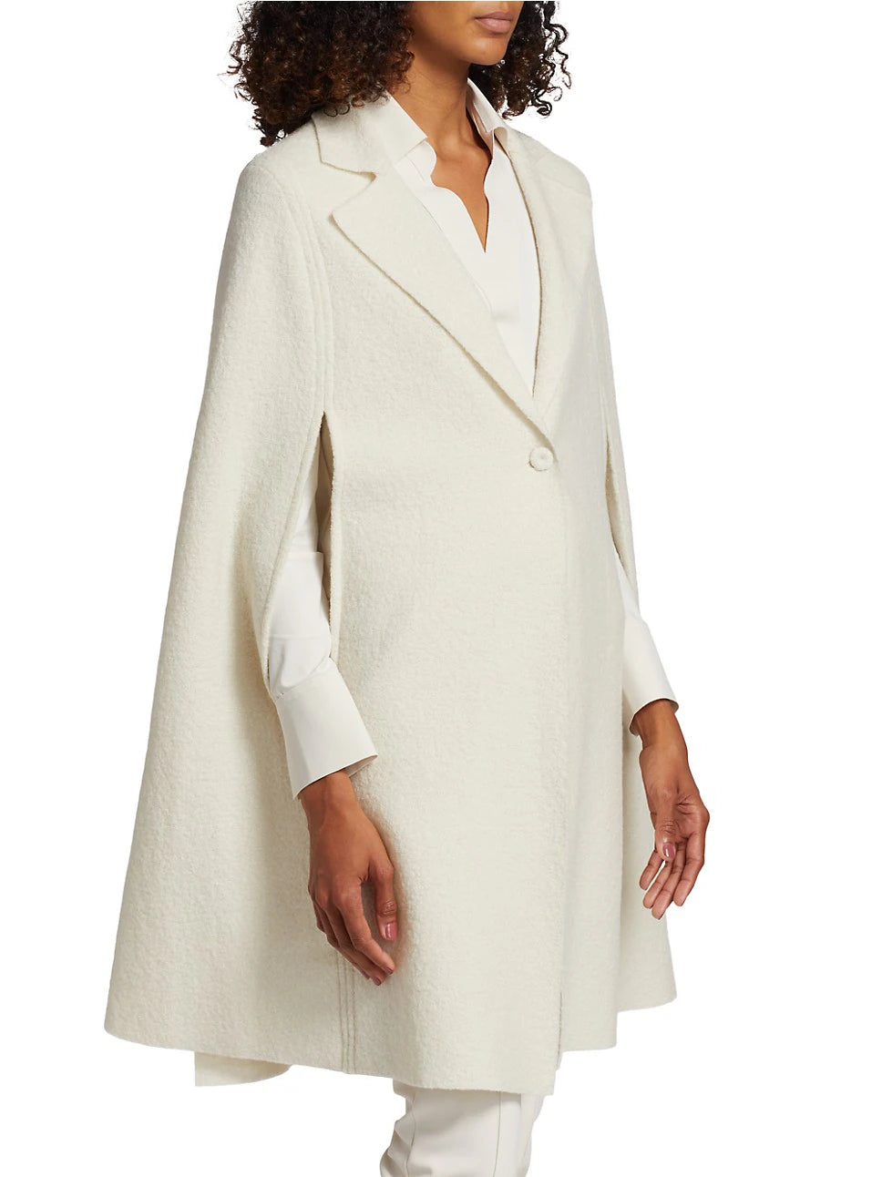 Abu Wool Cape - Winter White