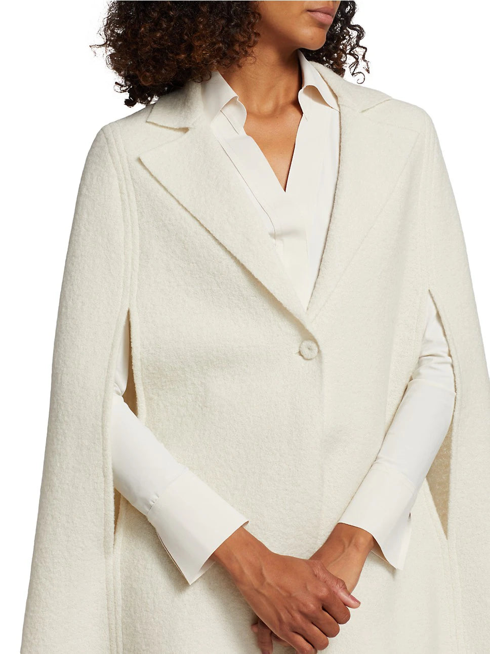 Abu Wool Cape - Winter White