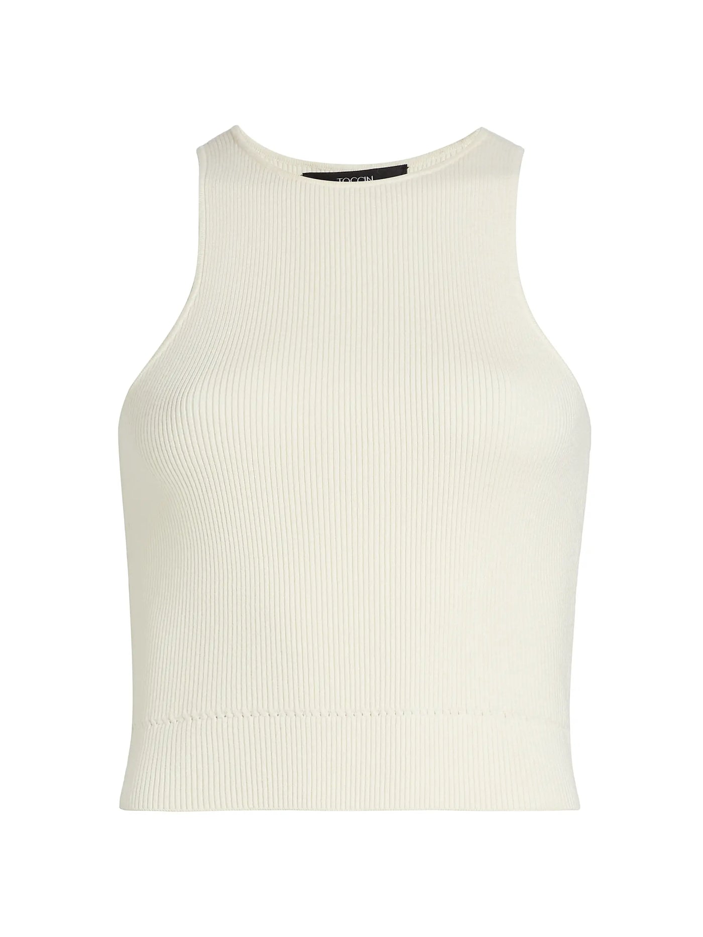 Avery Racer Tank in Ivory