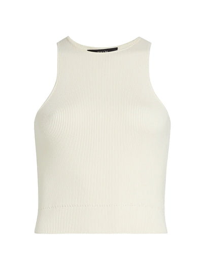 Avery Racer Tank in Ivory