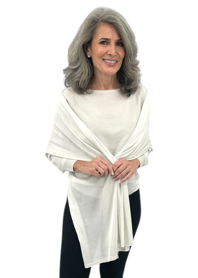 Shimmer Pullover in Oyster