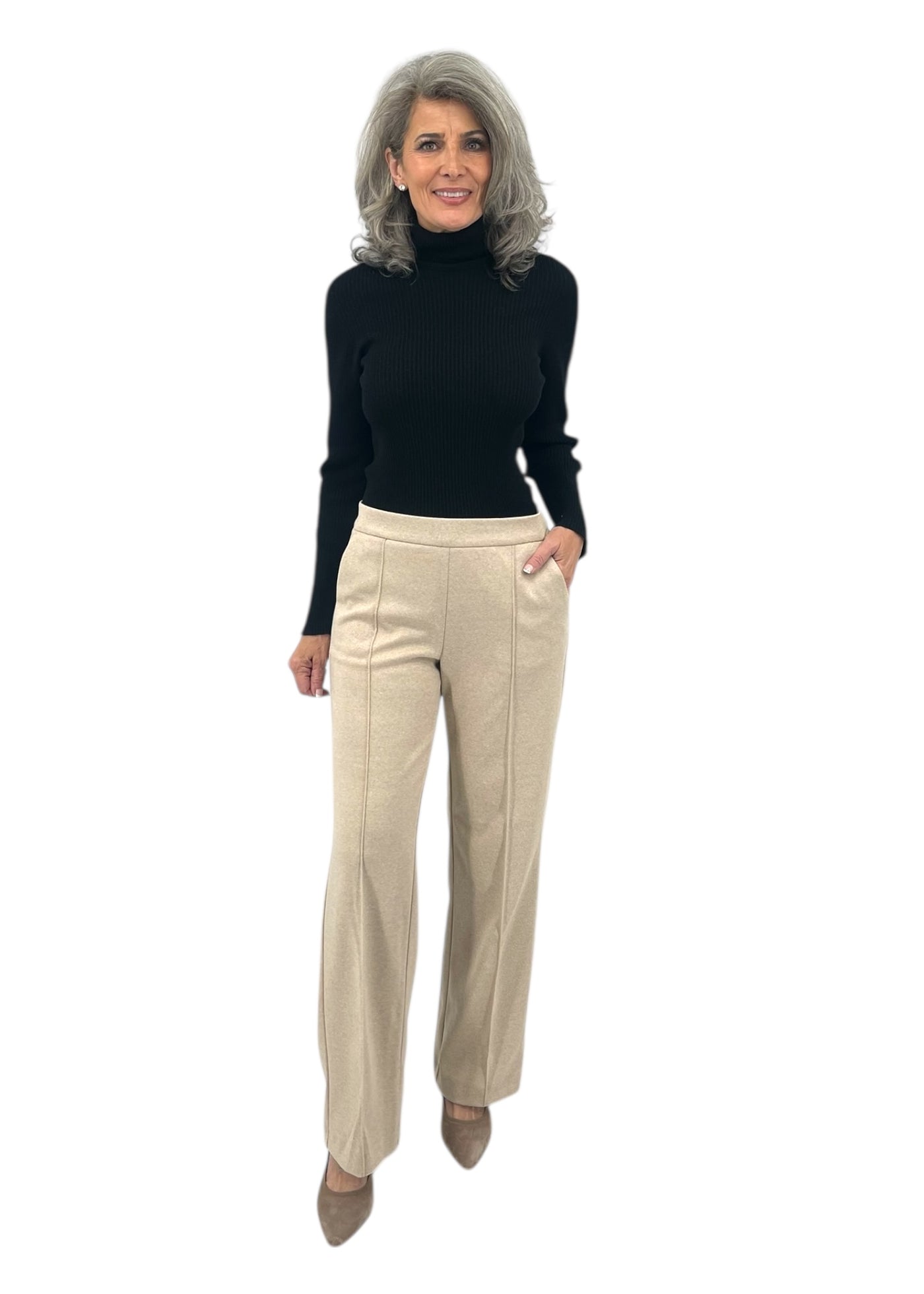 Maine Wide Leg Pant in Light Shadow