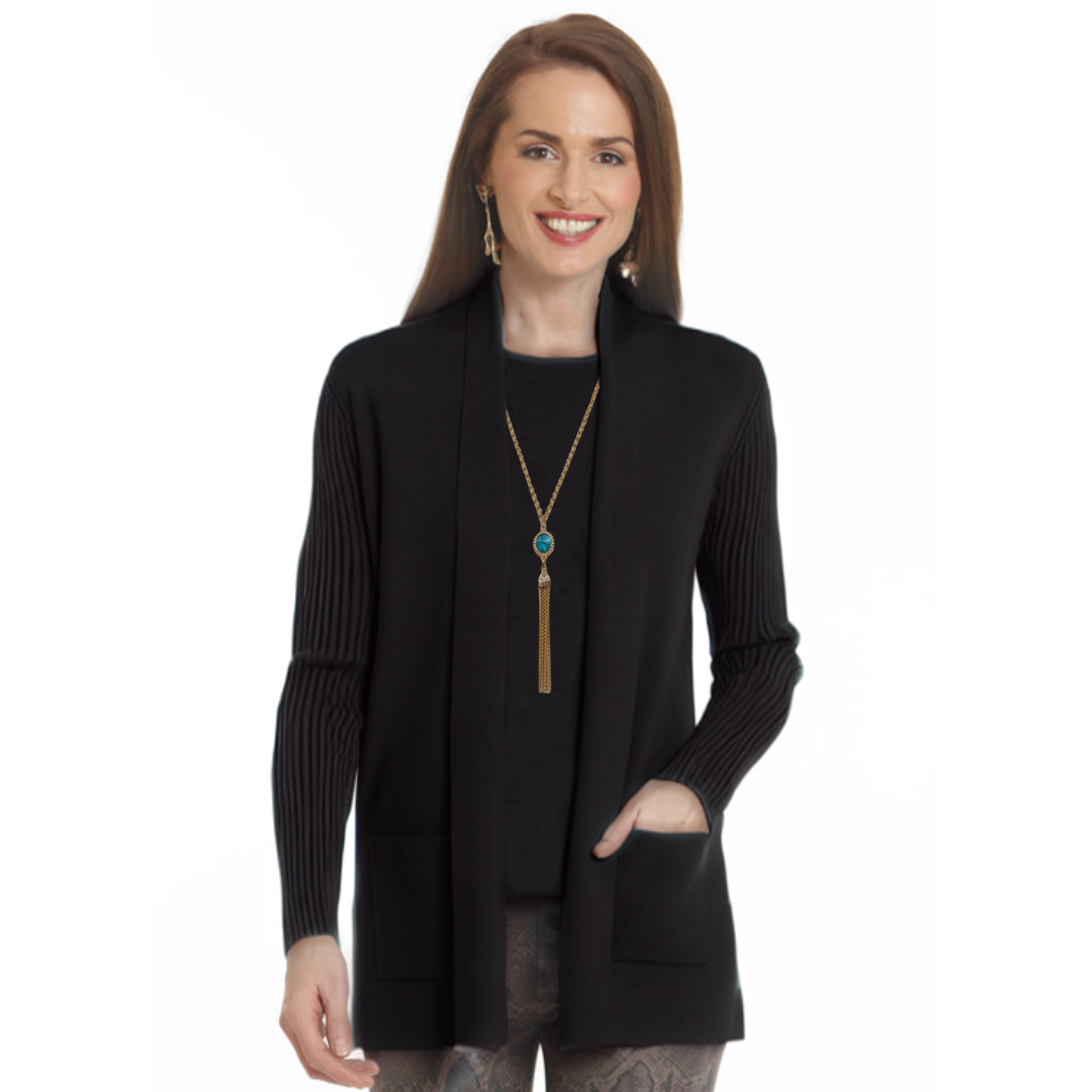 Rib Yoke Shell in Black – Carl Meyers