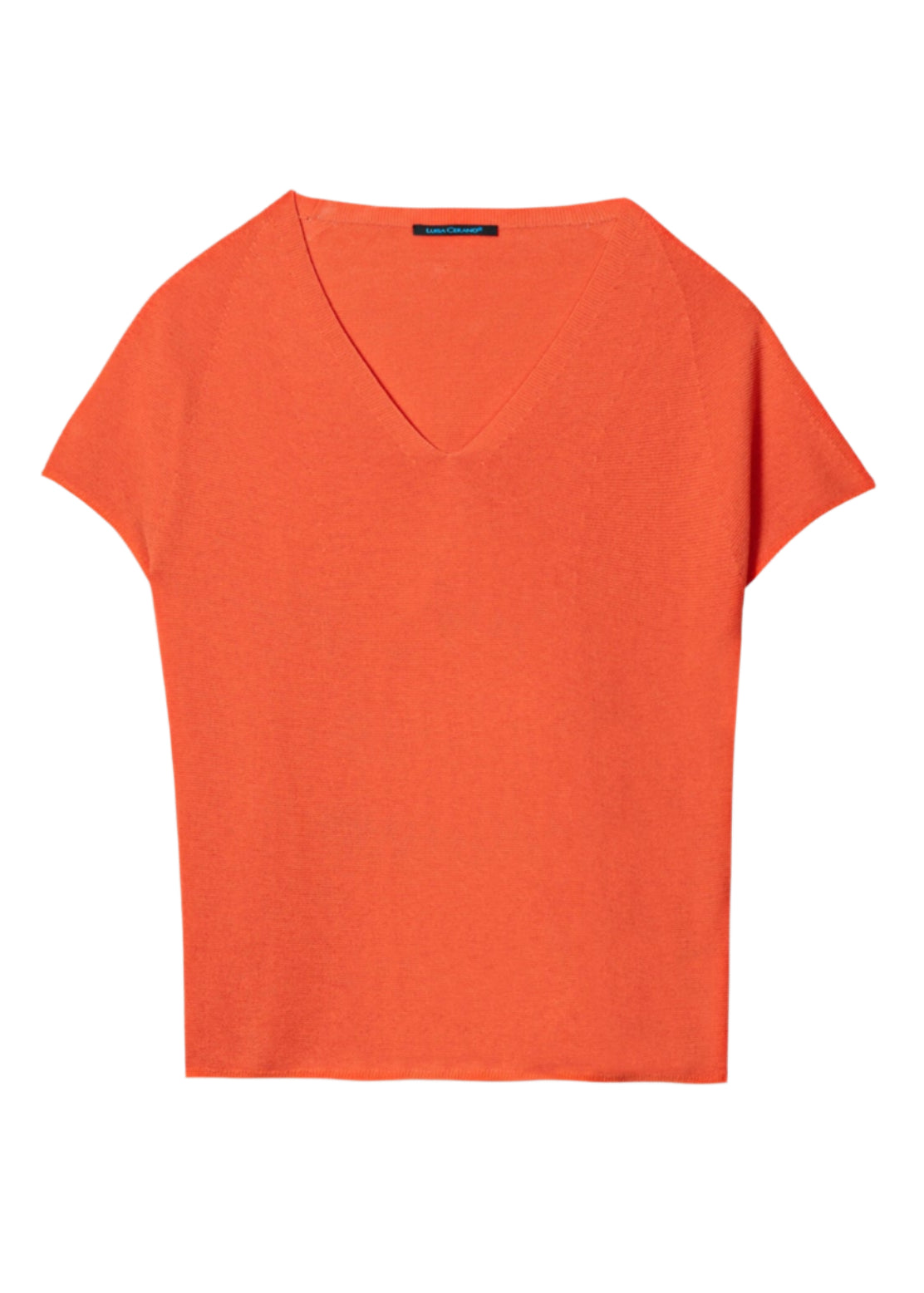 Left Structure Sweater in Hibiscus