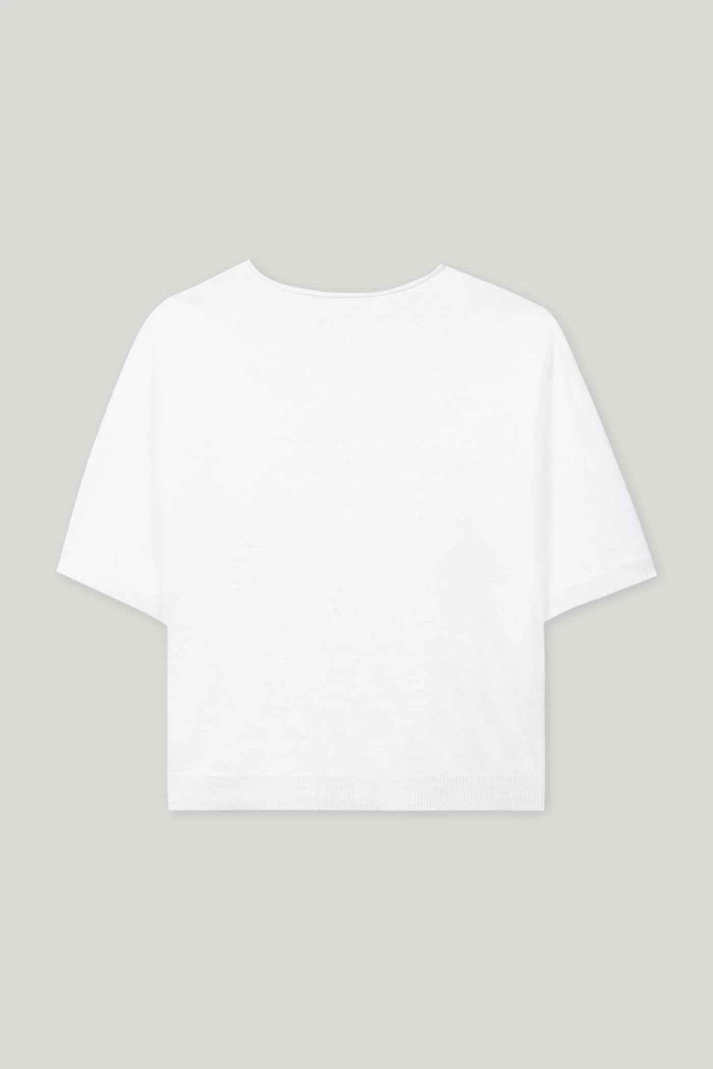 Linen Sweater in Bleached White