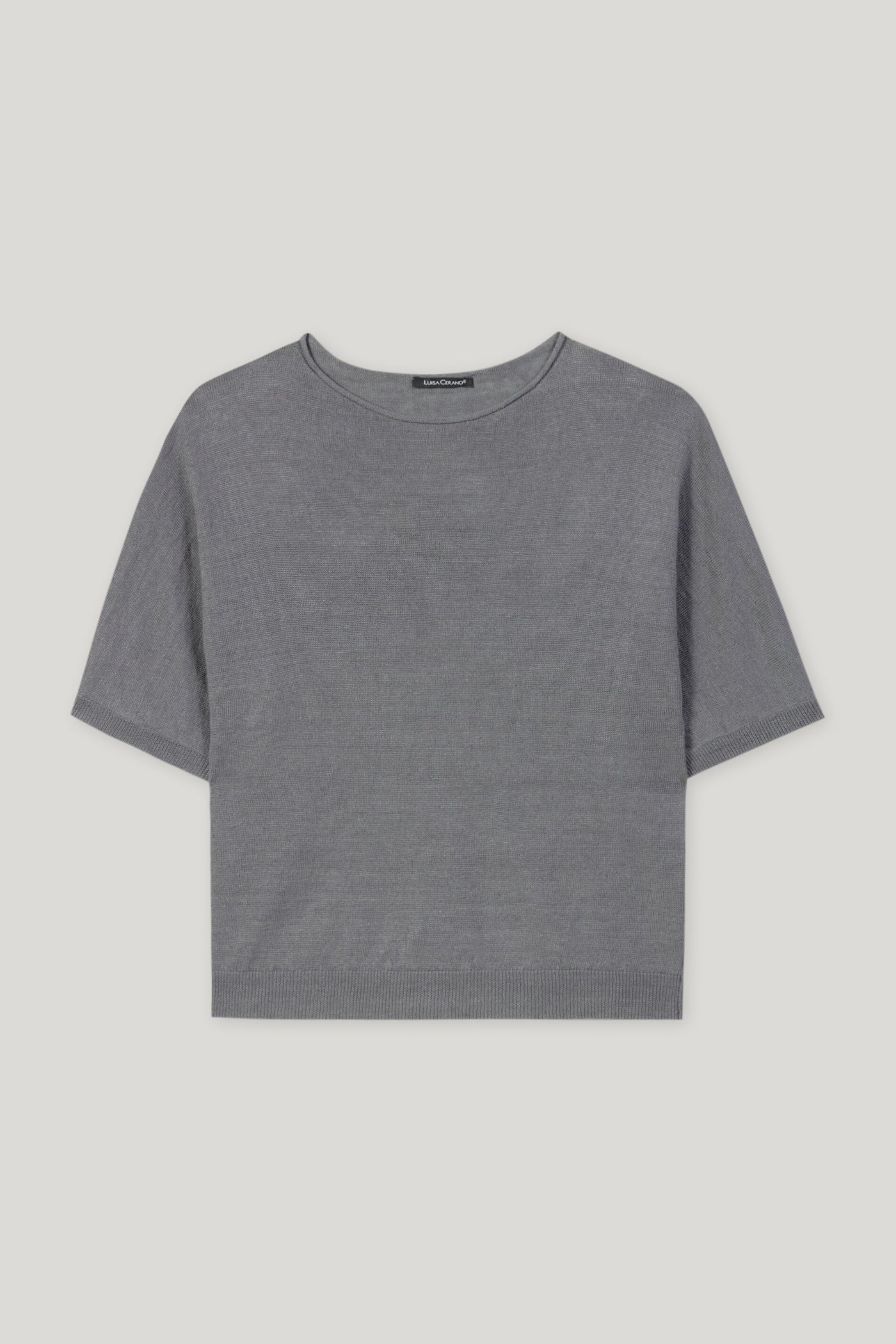 Linen Sweater in Cool Gray