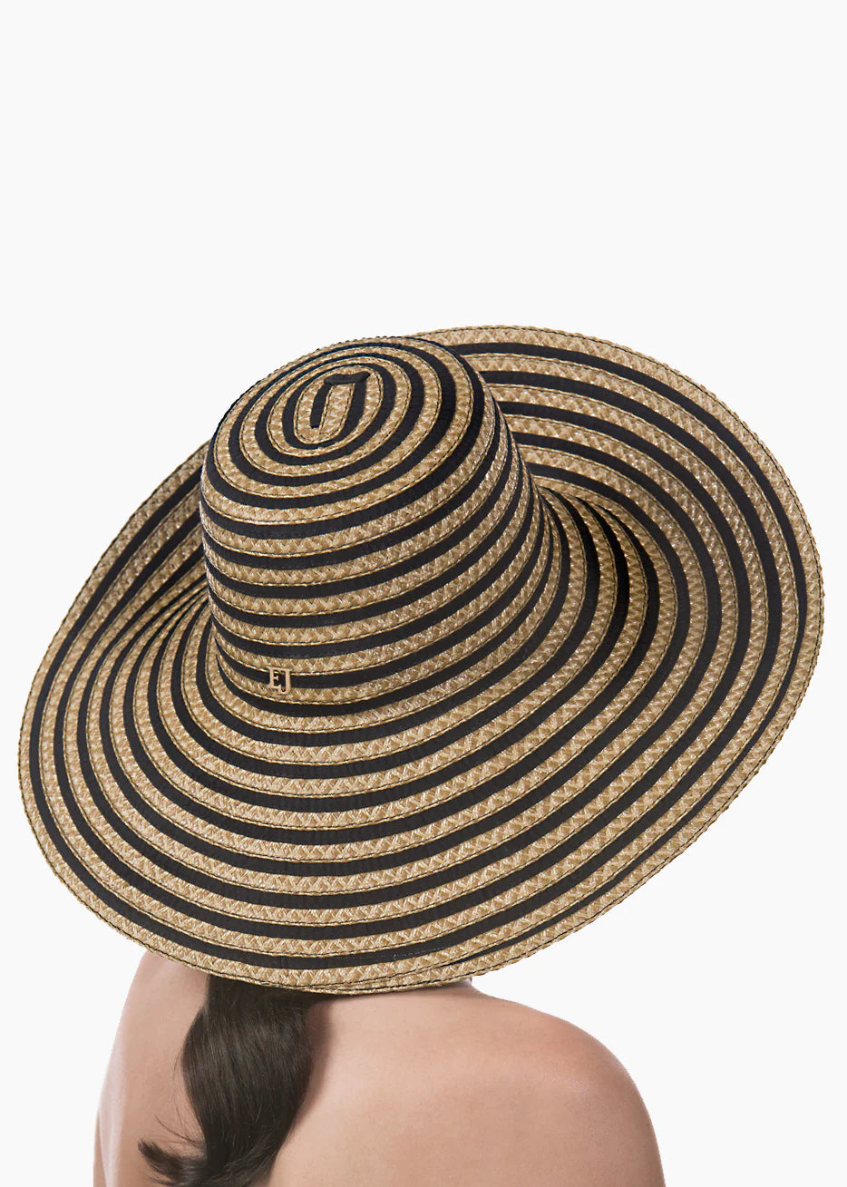 Margot Straw Hat - Black Mix – Carl Meyers display picture 1