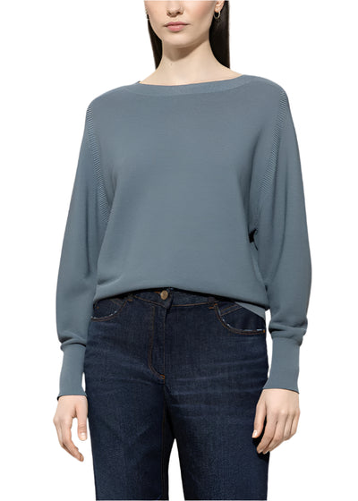 Seamless Sweater in Greyish Blue