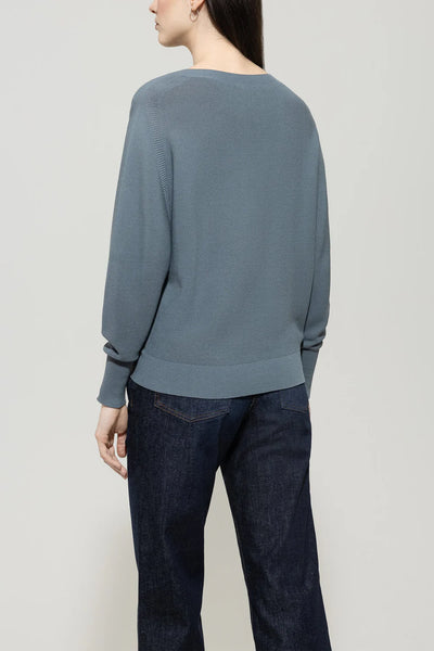 Seamless Sweater in Greyish Blue