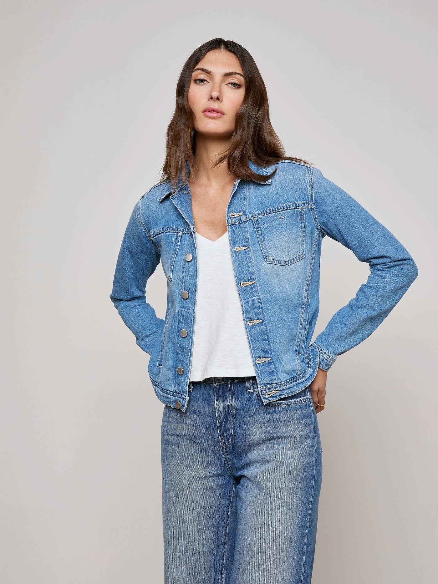 Celine Denim Jacket in Caster