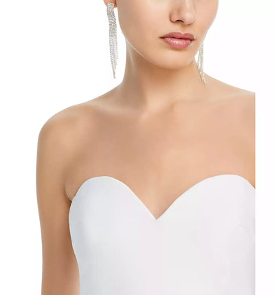 Ethane Rosette Gown in White