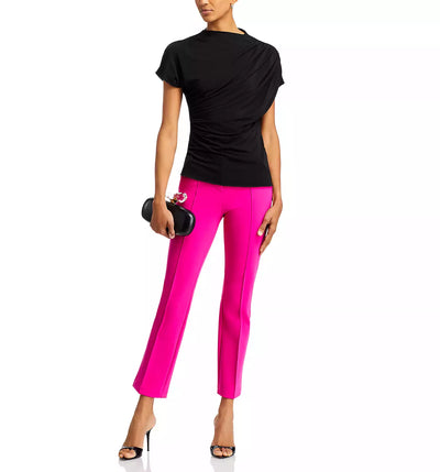 Dotta Crepe Jersey Blouse in Nero