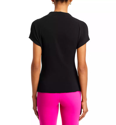 Dotta Crepe Jersey Blouse in Nero