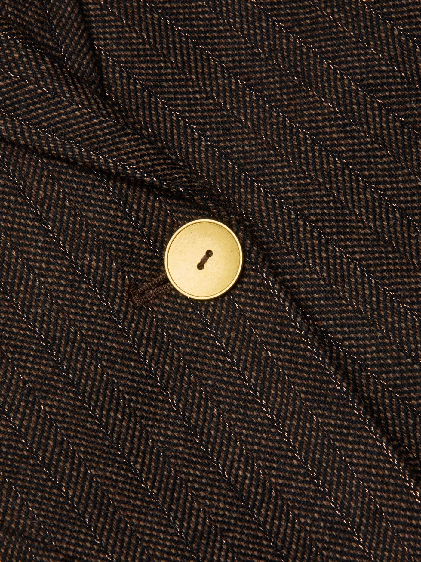 Chamberlain Pinstripe Blazer in Brown/Bronze