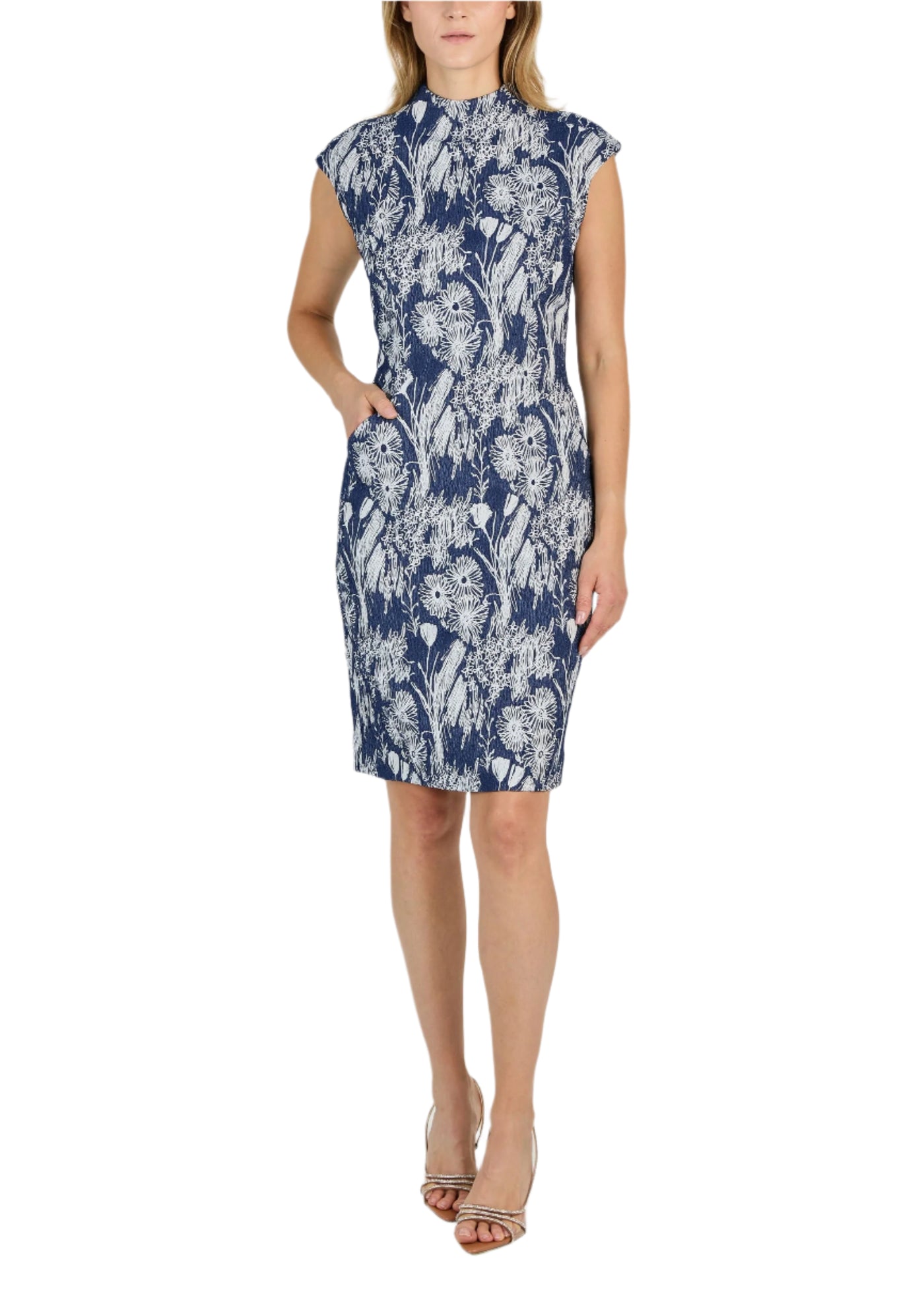 Botanico Jacquard Sheath Dress