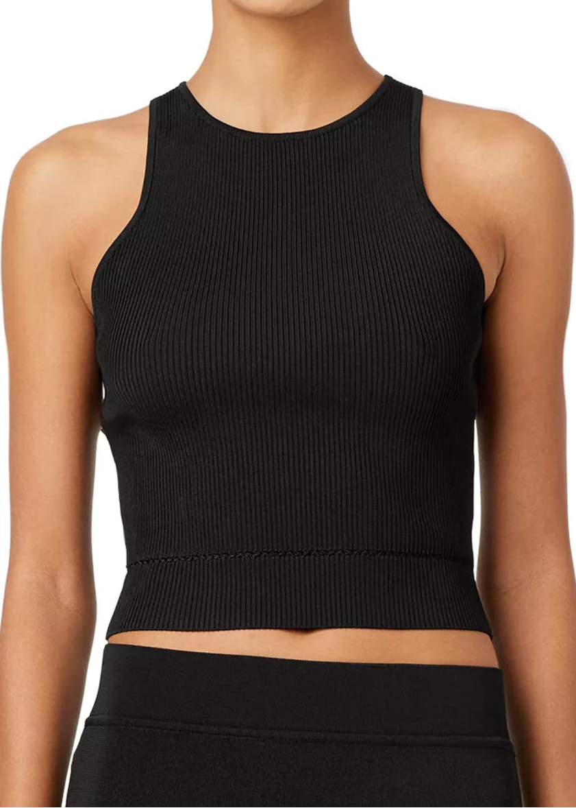 Avery Racer Tank in Black