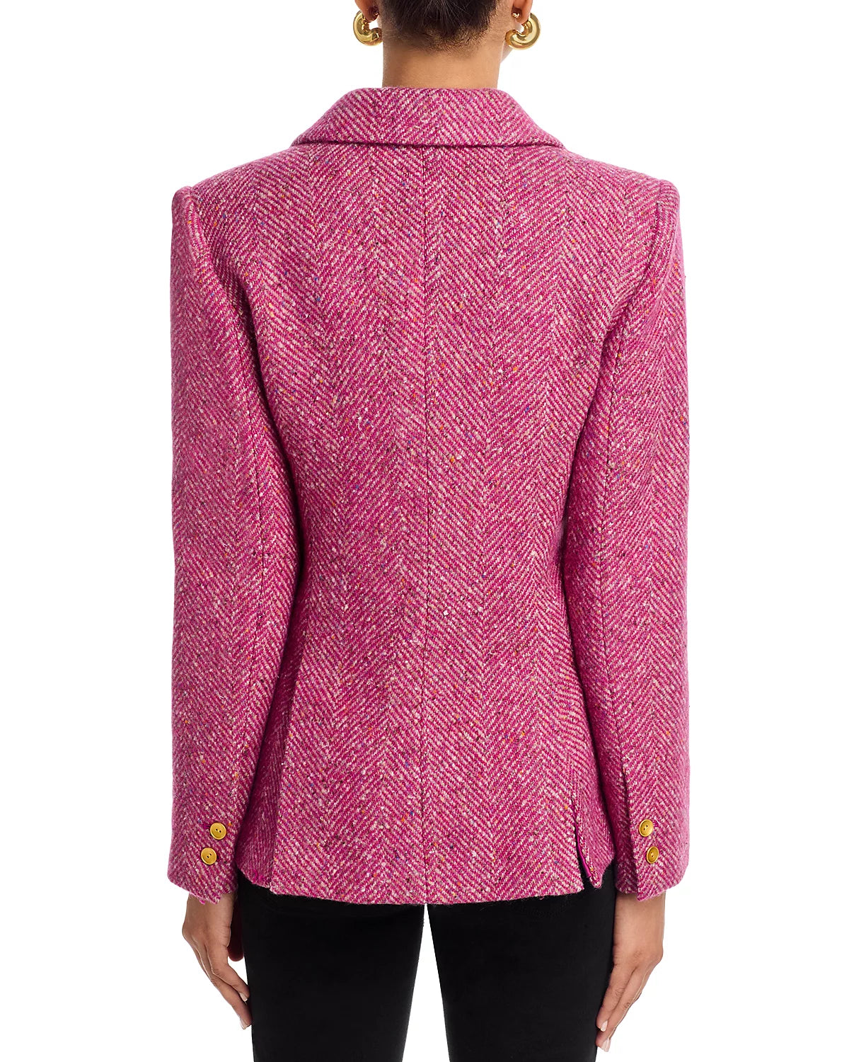 Chamberlain Blazer in Pink Herringbone