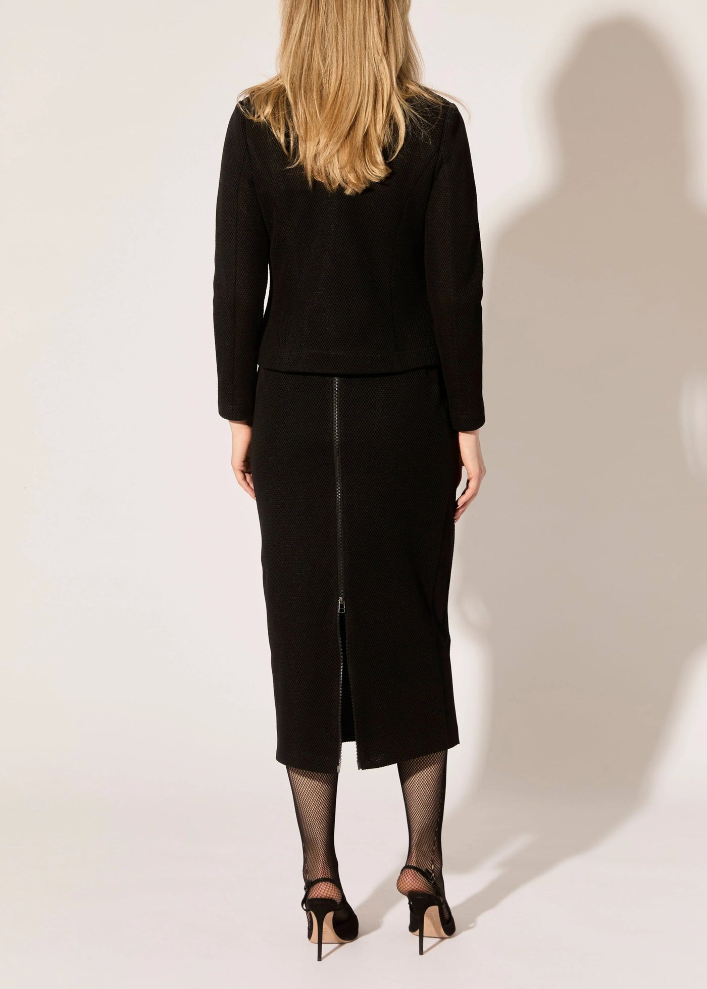 Miracle Stretch Moto Jacket in Black