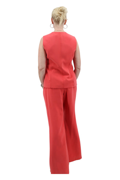 High Waist Wide Leg Pant in Chili