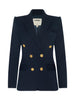 Kyomi Double-Breasted Blazer in Midnight