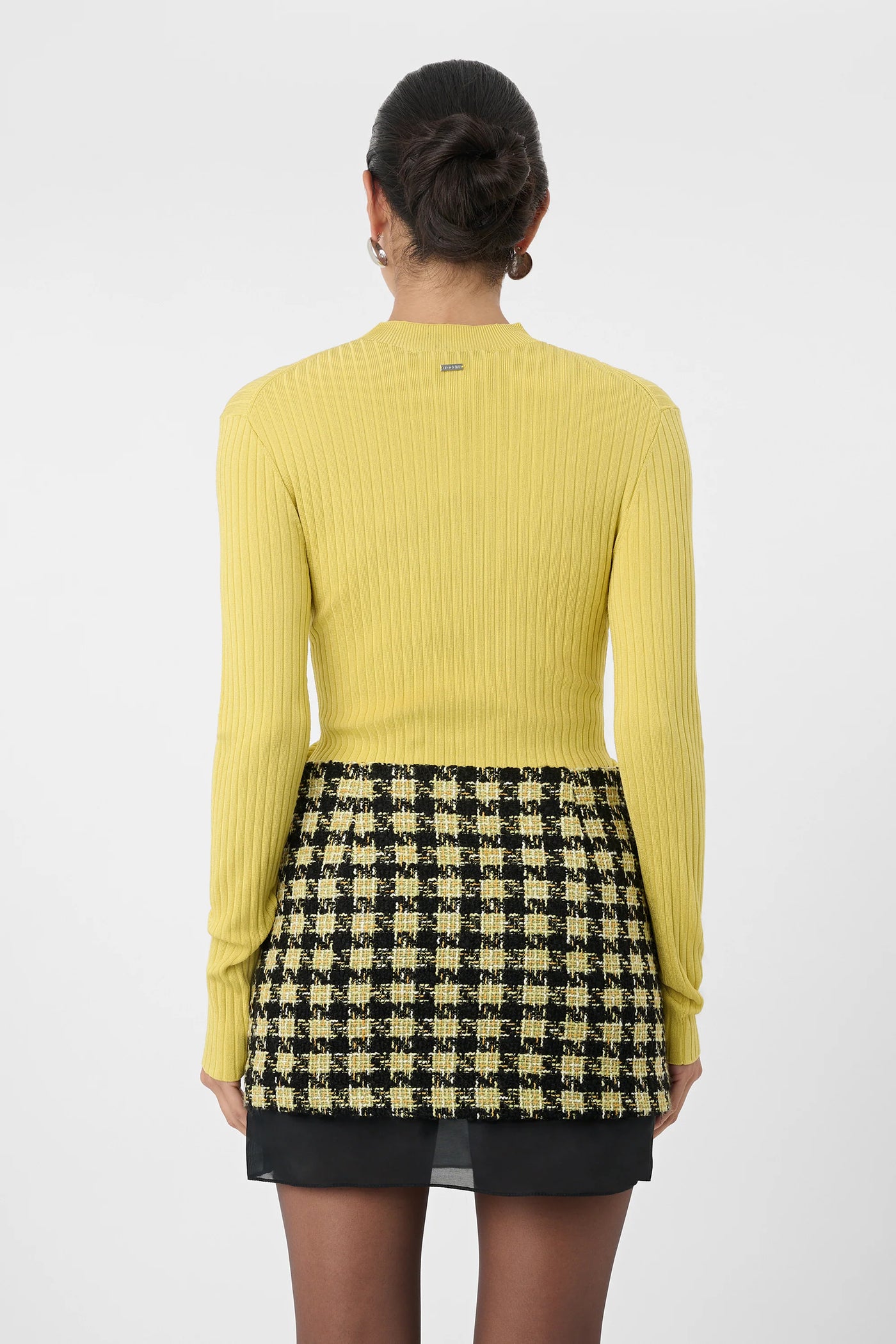 Ollie Long Sleeve Top in Citron