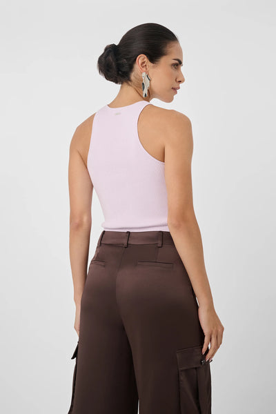 Avery Racer Tank in Lilac