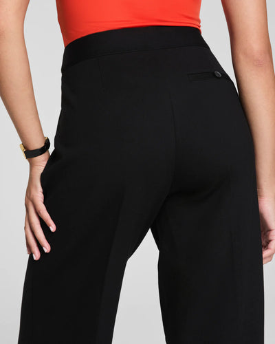 Ponte Wide Leg Pant in Classic Black