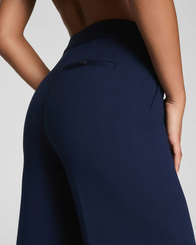 Ponte Wide Leg Pant in Timeless Navy