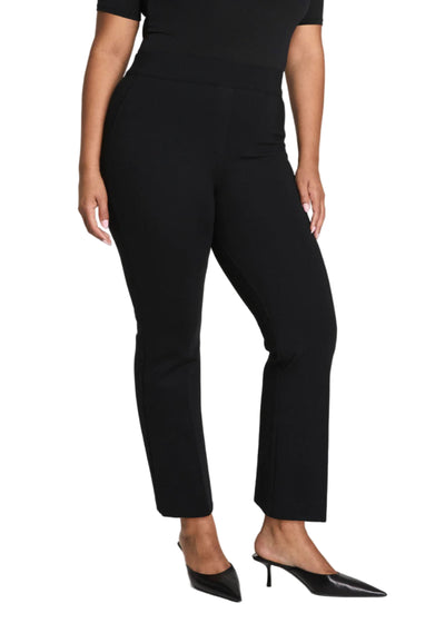Ponte Kick Flare Pant in Classic Black