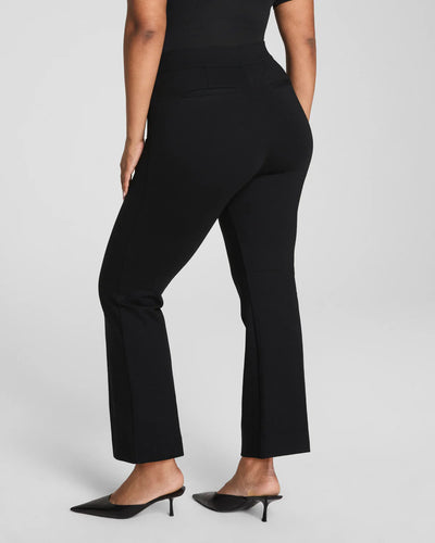 Ponte Kick Flare Pant in Classic Black