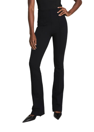 Ponte Micro Flare Pant in Classic Black