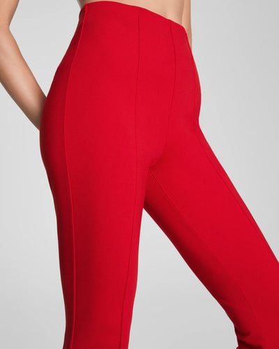 Ponte Micro Flare Pant in Spanx Red