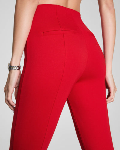 Ponte Micro Flare Pant in Spanx Red