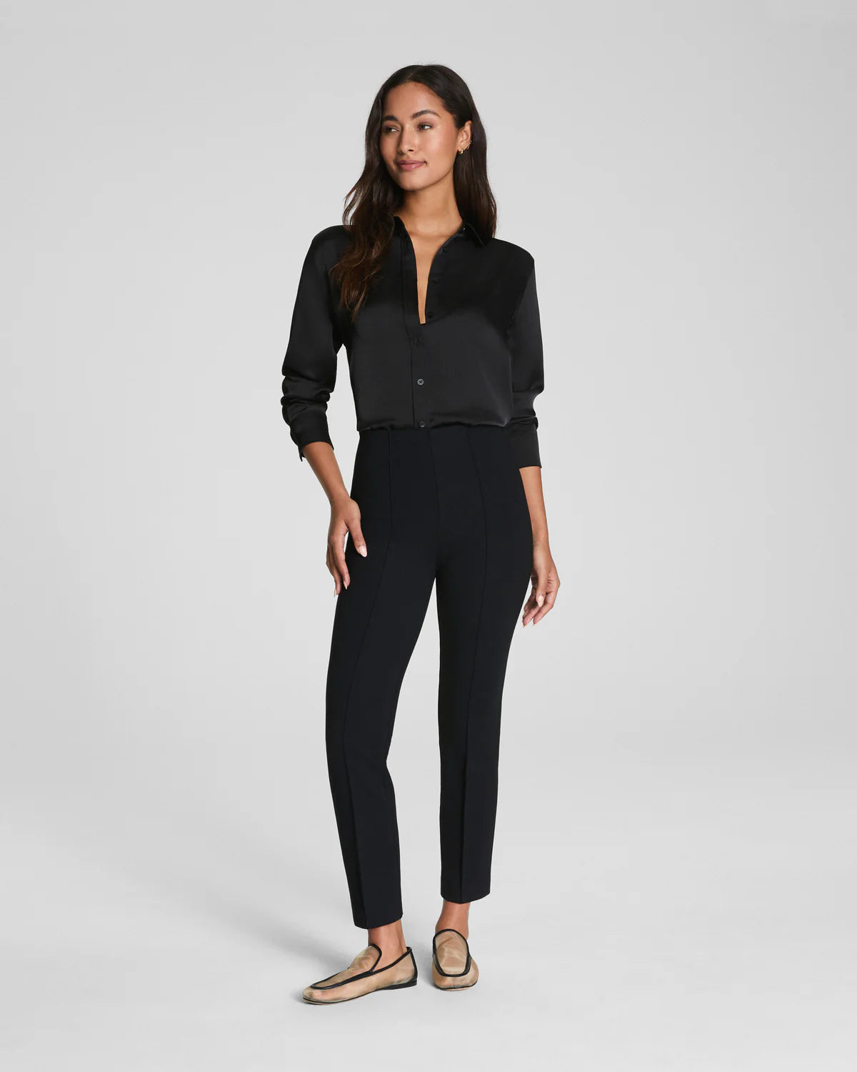 Ponte Zero Slim Ankle Pant in Classic Black