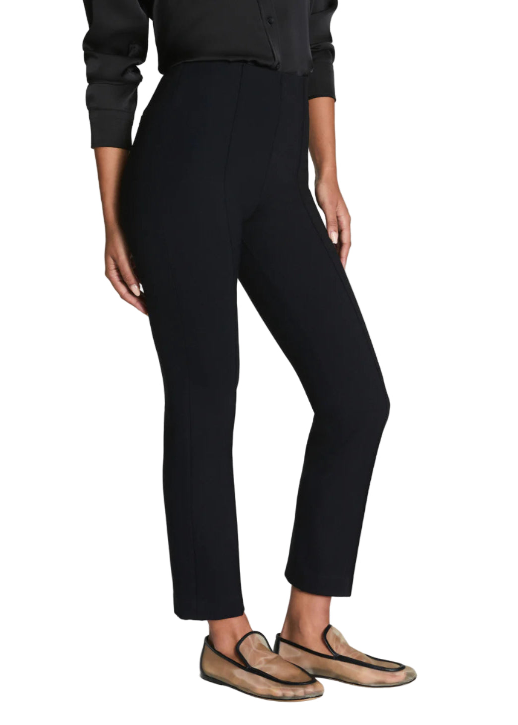 Ponte Zero Slim Ankle Pant in Classic Black