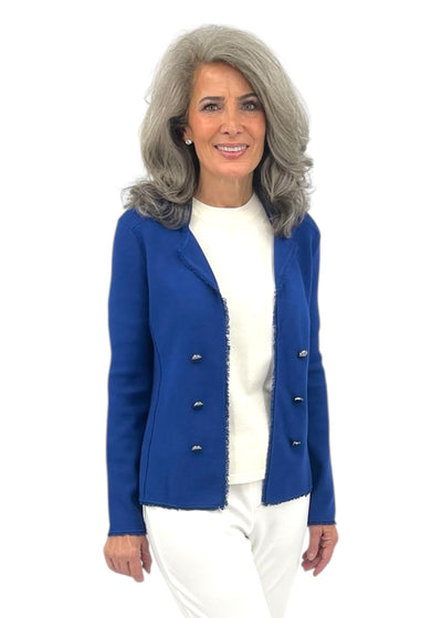 Fringe Jacket in Ink