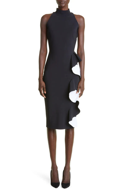 Asiliah Ruffle Sheath Dress