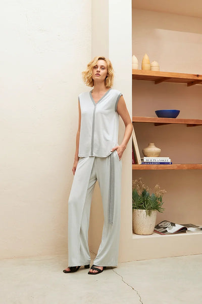 Grey Flap Pant