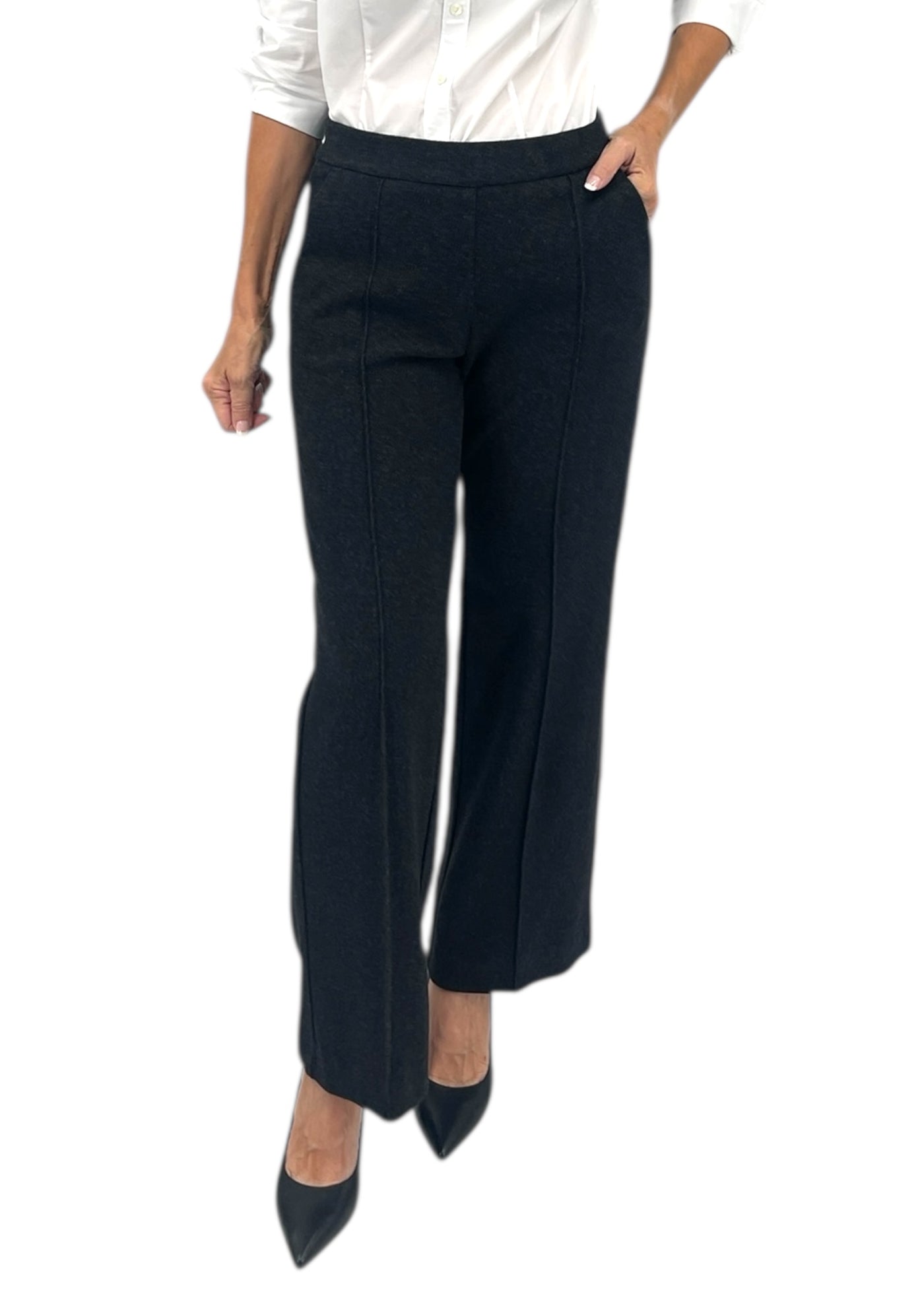 32" Chiara Smart Pant in Night Grey Melange
