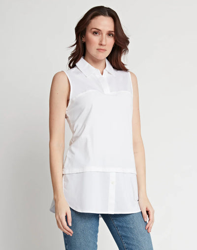 Lea Foundation Layer in White