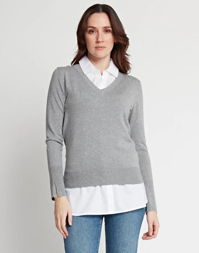 Lea Foundation Layer in White