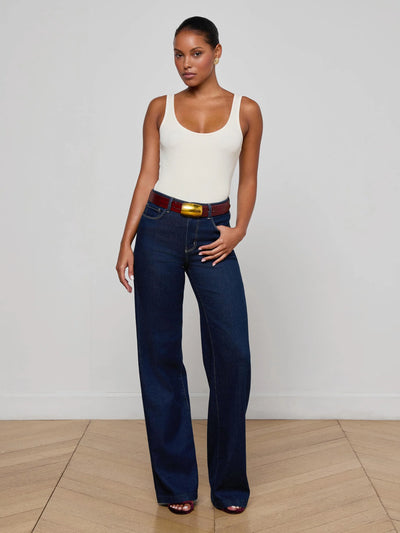 Clayton Wide-Leg Jean in Koval