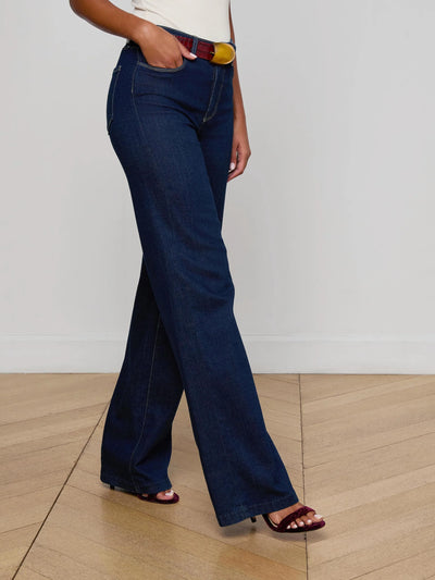 Clayton Wide-Leg Jean in Koval
