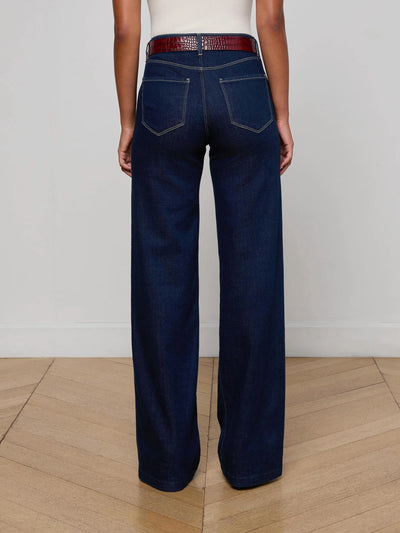 Clayton Wide-Leg Jean in Koval