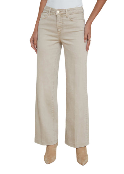 Scottie Wide-Leg Jean in Biscuit