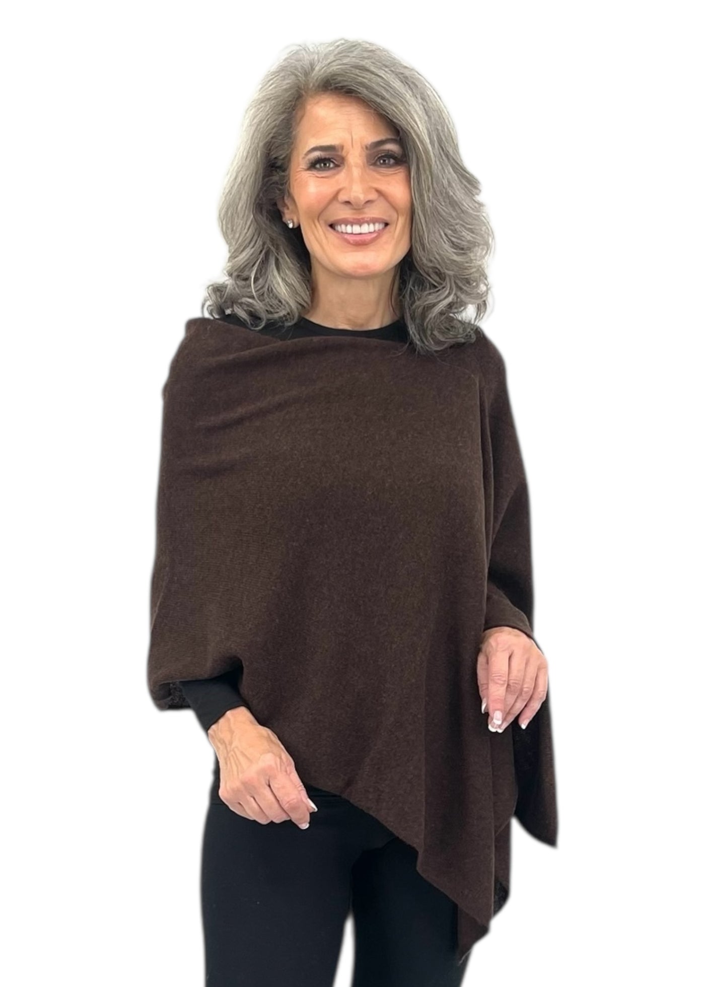 Cashmere Topper in Espresso