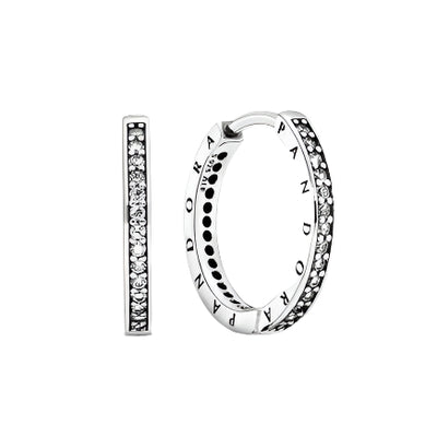 Pandora Sparkle Hoop Earrings